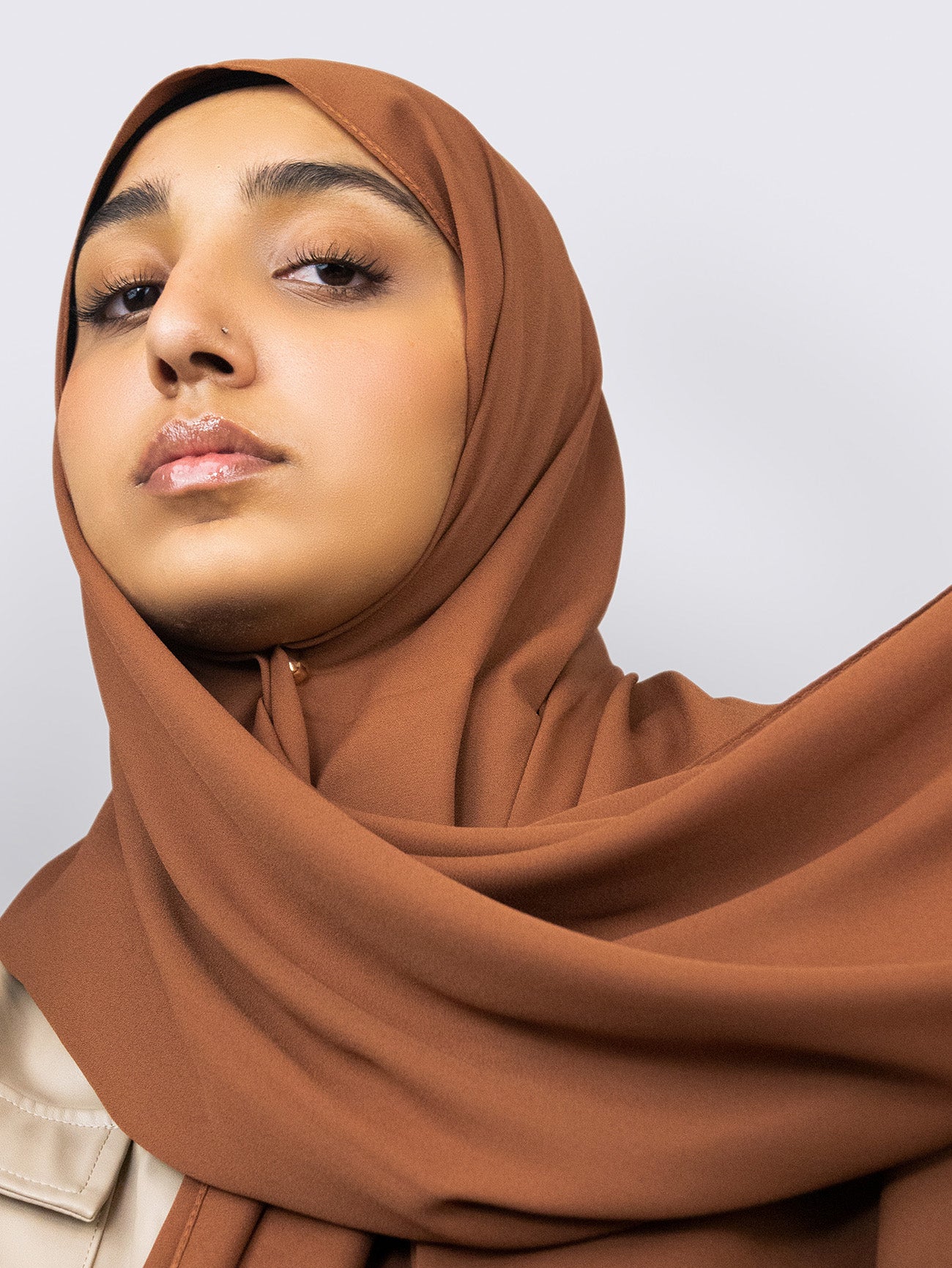 luxury comes in simplicity with @shoplbh 's korean chiffon hijabs