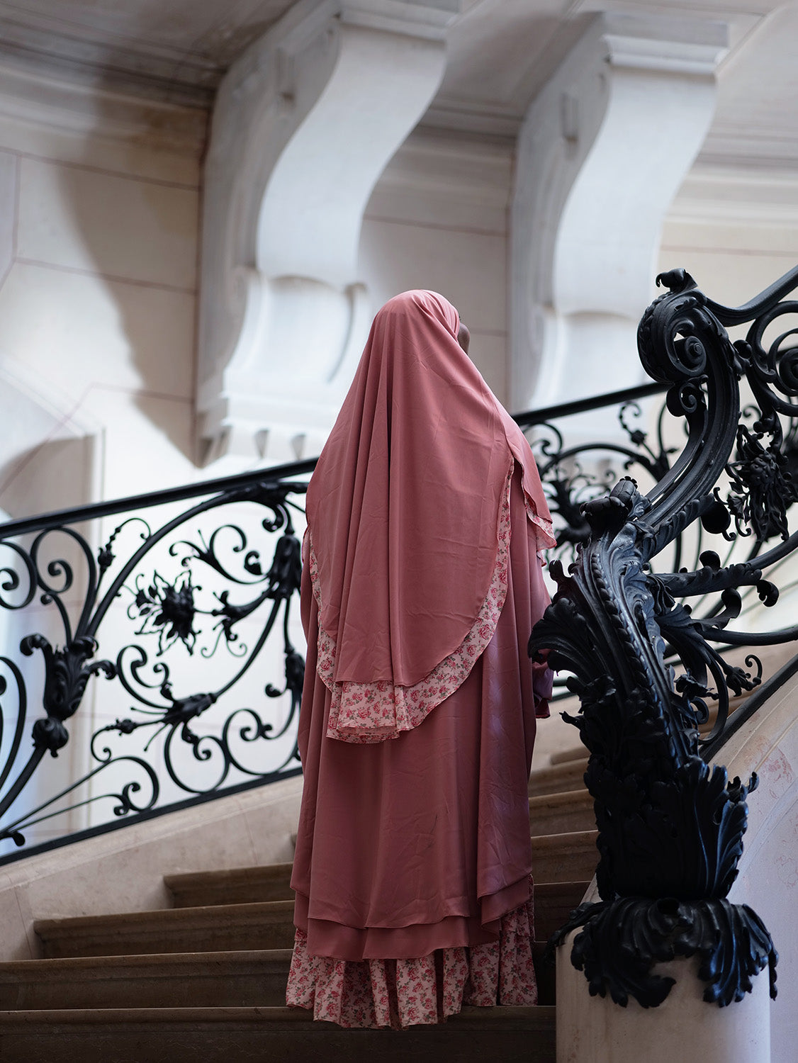 Lady Chiffon Khimar, Romantic Garden