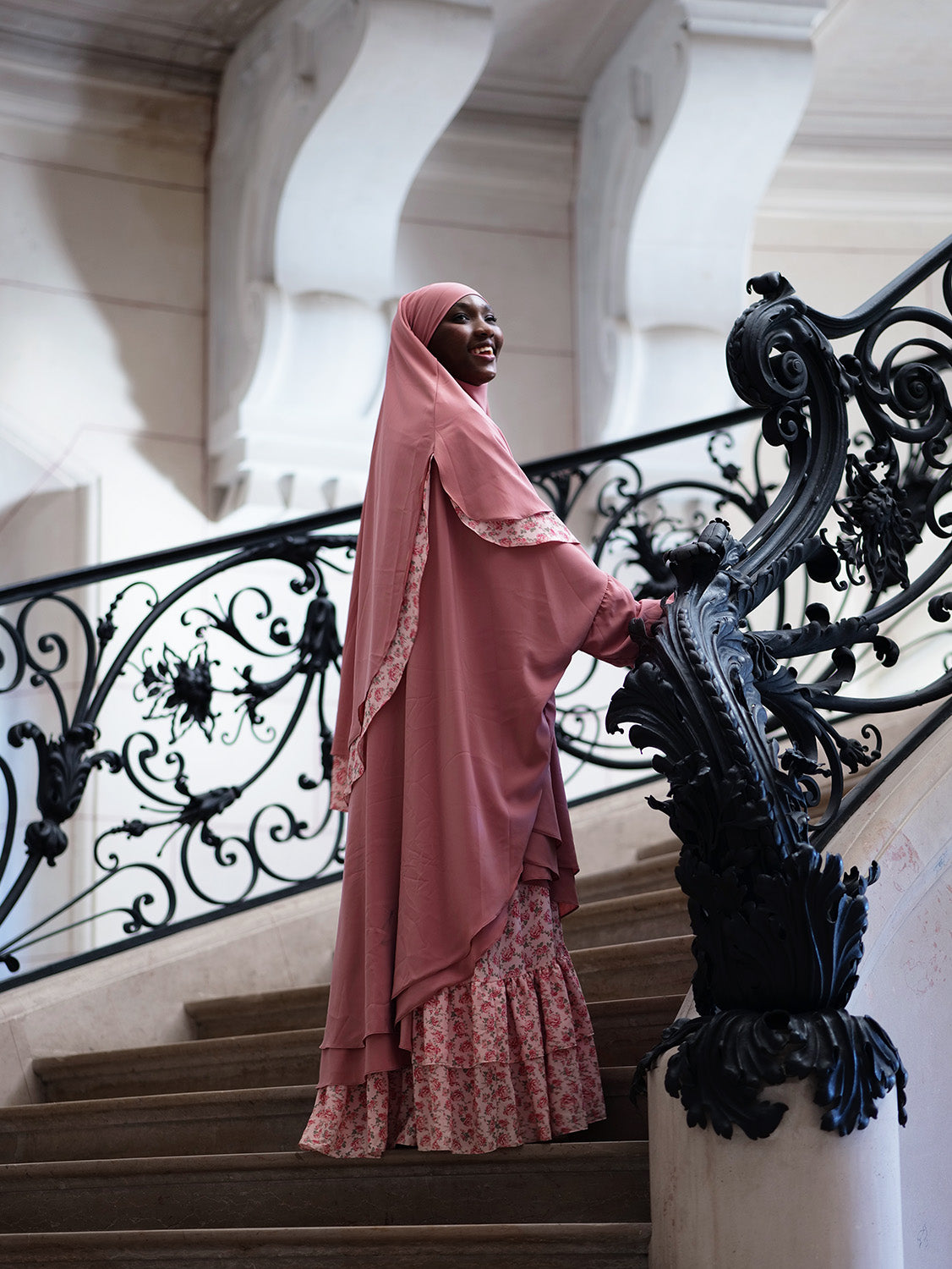 Lady Chiffon Khimar, Romantic Garden