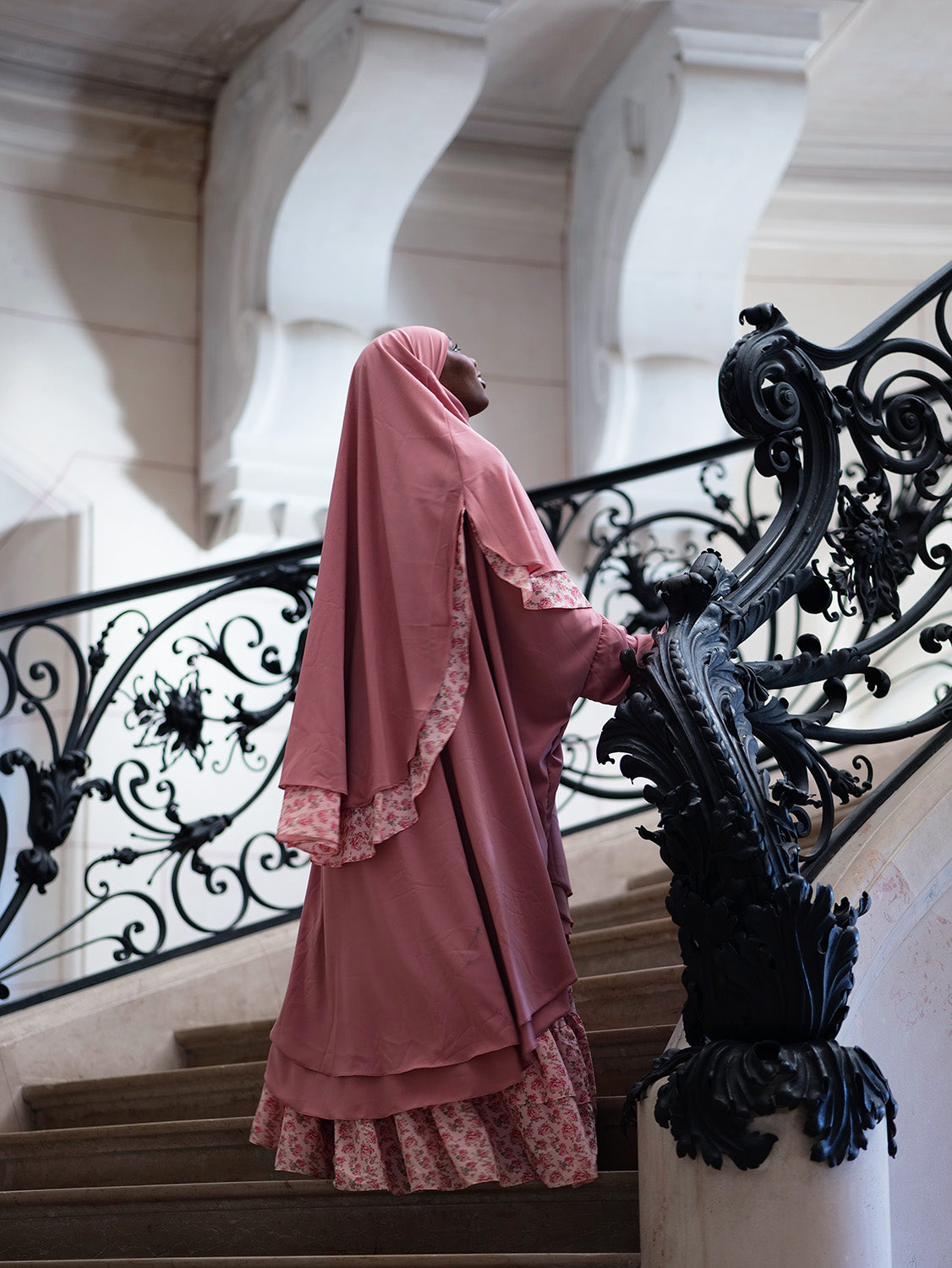 Lady Chiffon Khimar, Romantic Garden