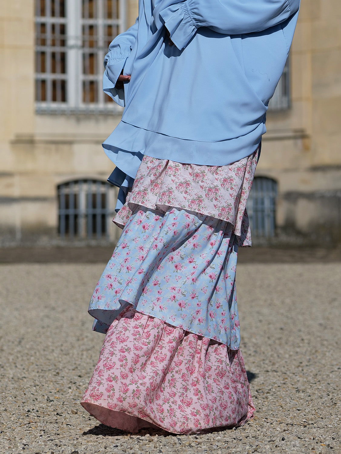 Tulip Chiffon Skirt, Bloom