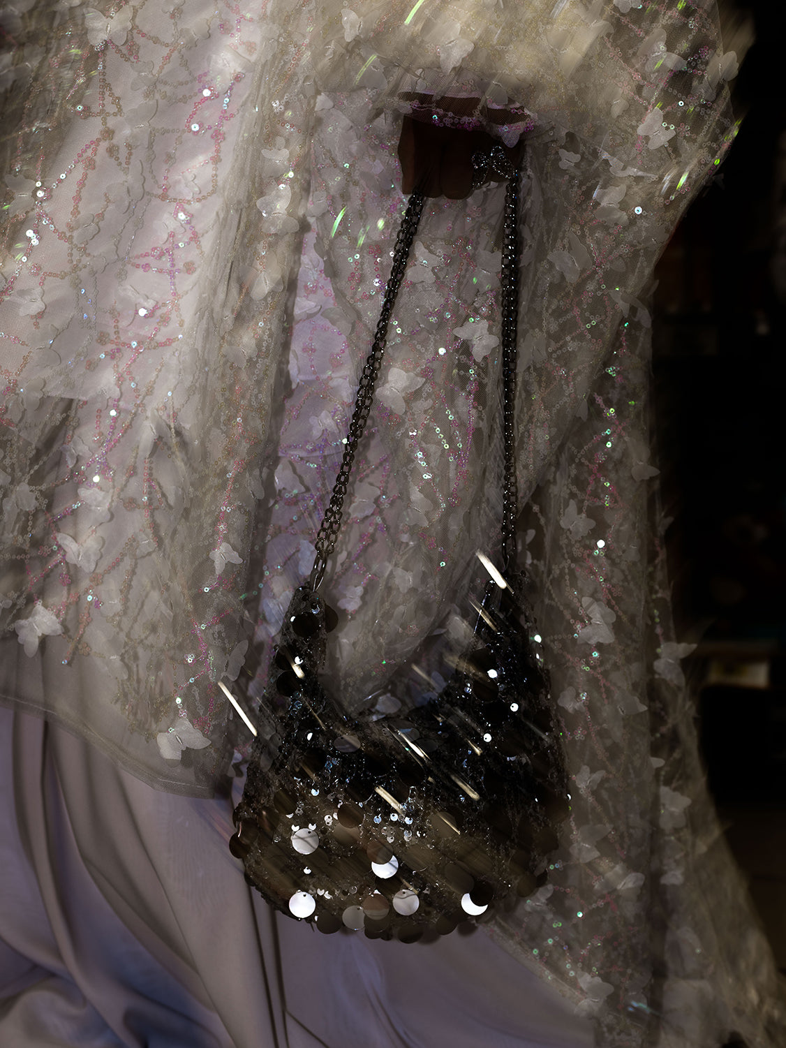 Duchess Midi Abaya Silver Bangles