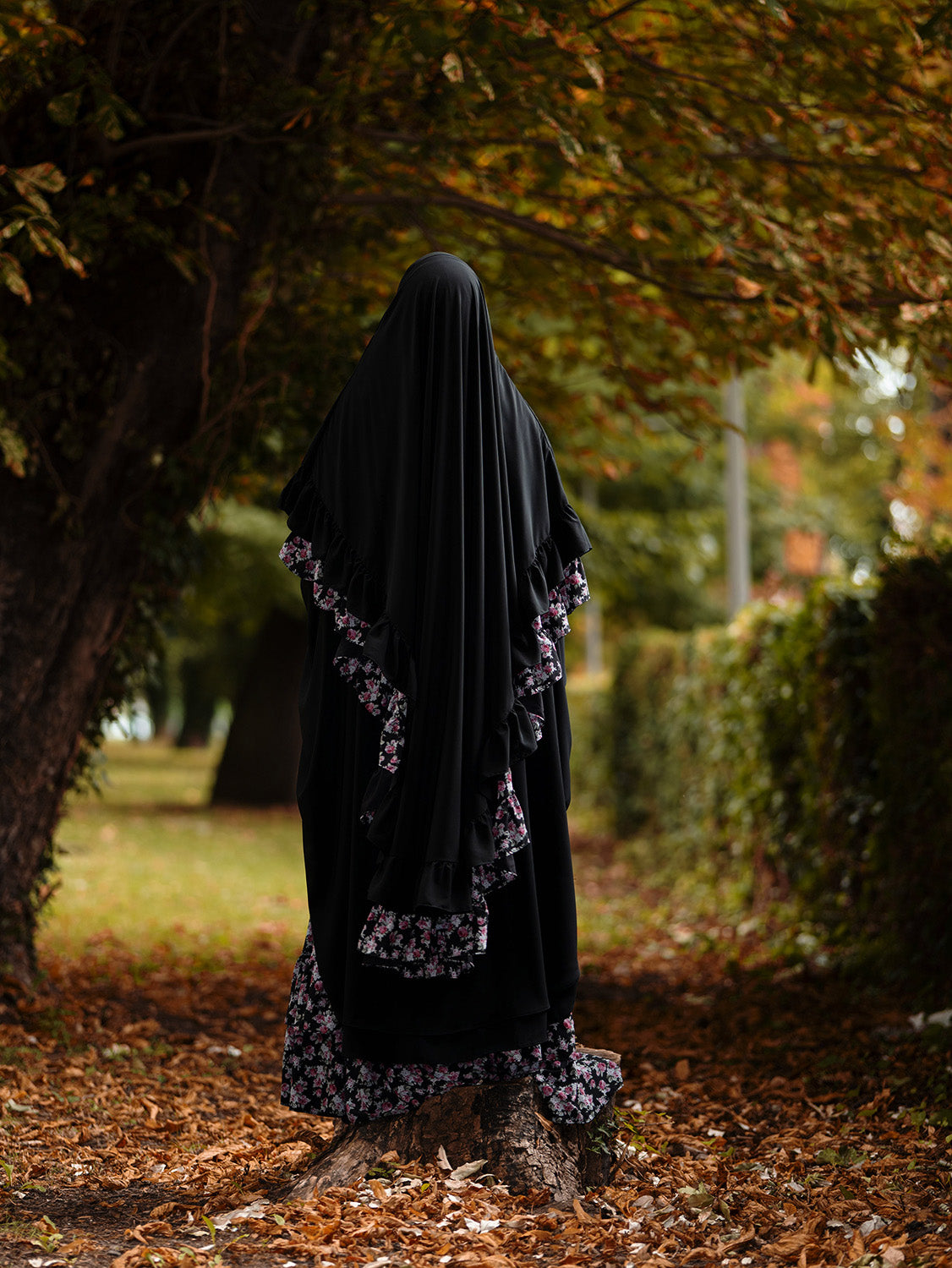 Butterfly Princess Chiffon Khimar, Last Bloom