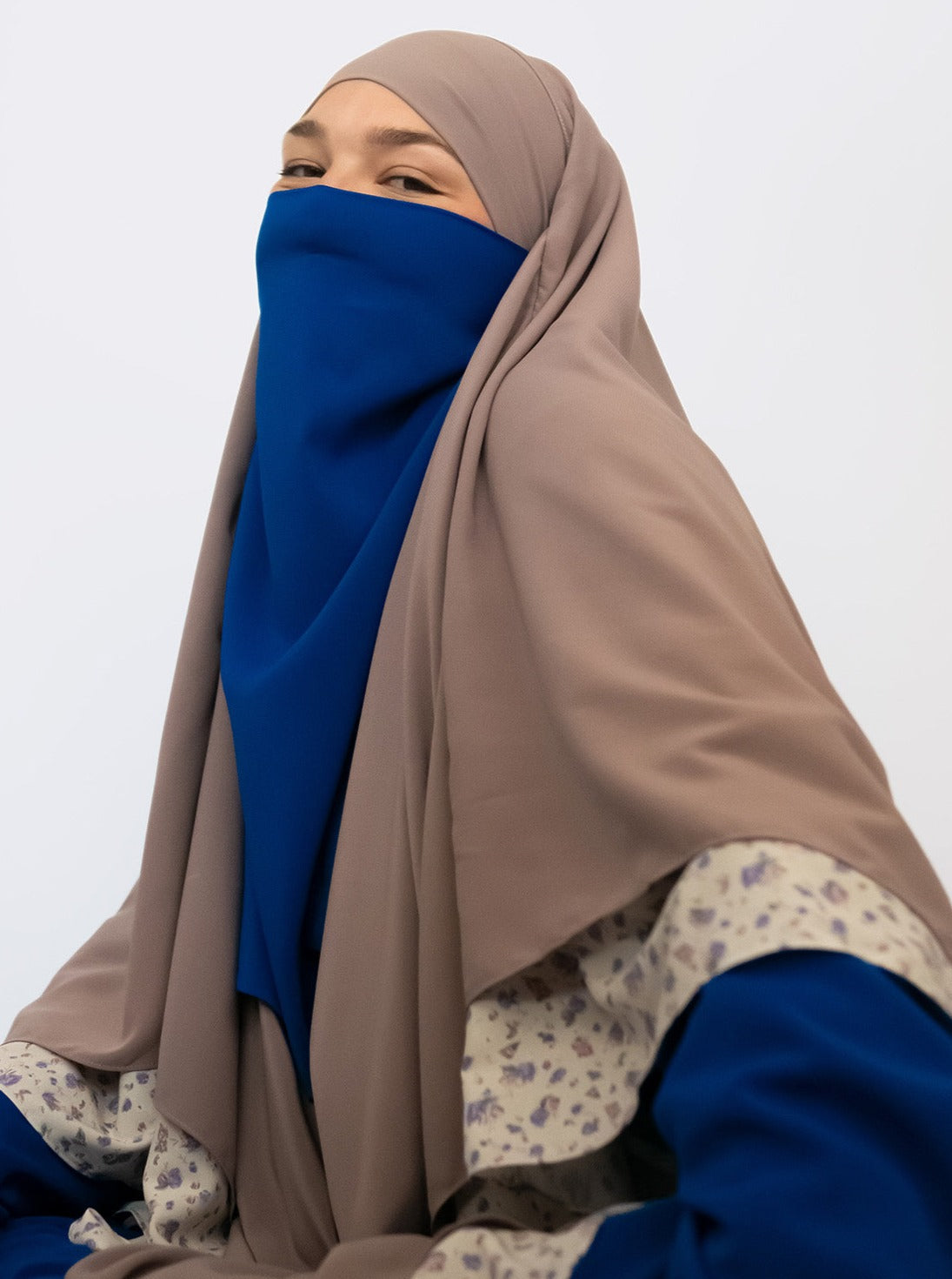 Diadem Chiffon Niqab, Blueberry Muffin