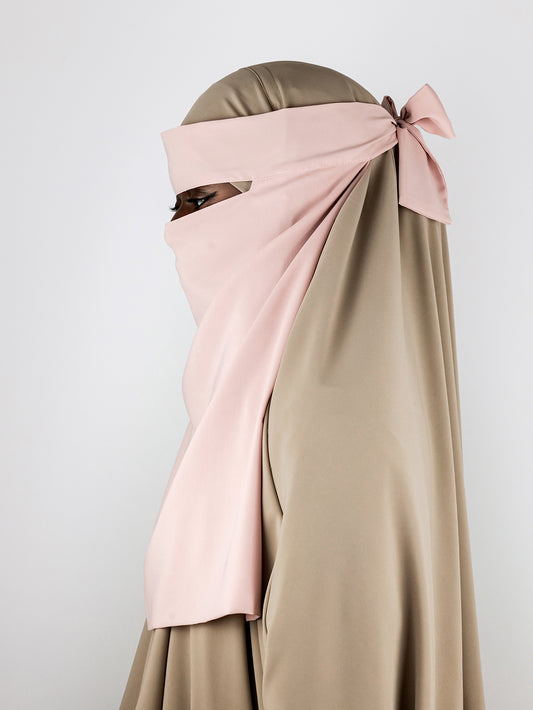 Crown Chiffon Niqab, Peony