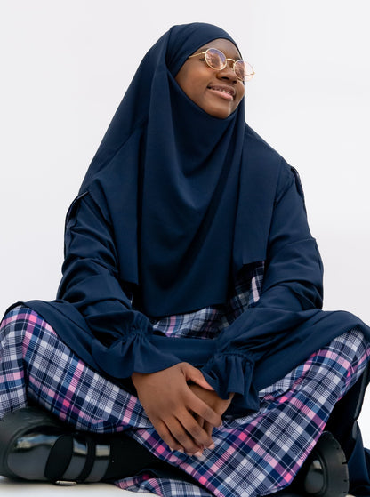 Lady Chiffon Khimar, School Girl