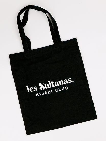 Cotton Tote Bag "Les Sultanas Originals" Black