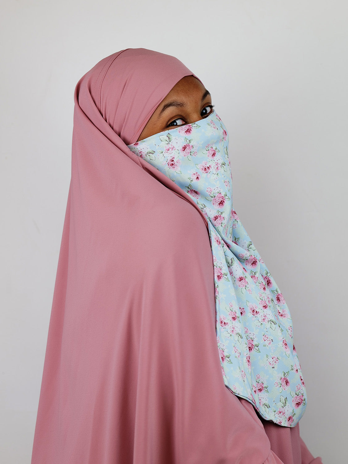 Diadem Chiffon Niqab, Love Letter Printed