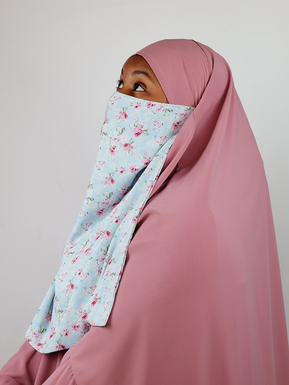 Diadem Chiffon Niqab, Love Letter Printed