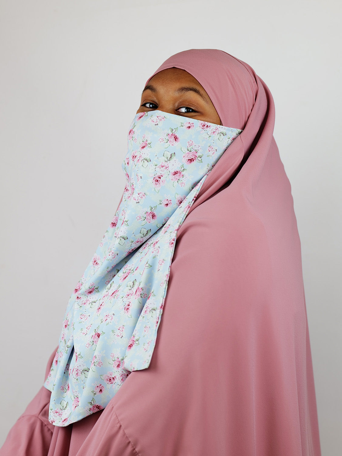 Diadem Chiffon Niqab, Love Letter Printed
