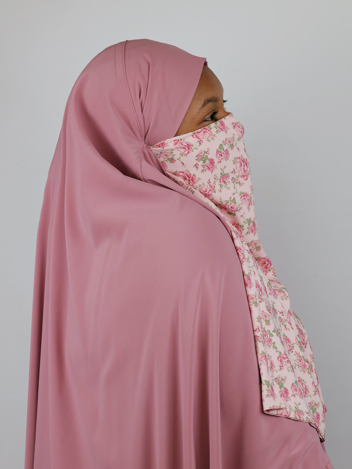 Diadem Chiffon Niqab, Romantic Garden Printed