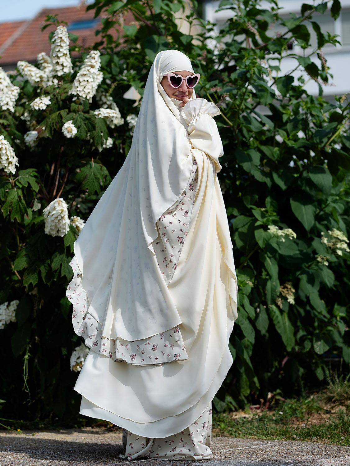 Princess Chiffon Khimar, Dahlia (Pre Order)