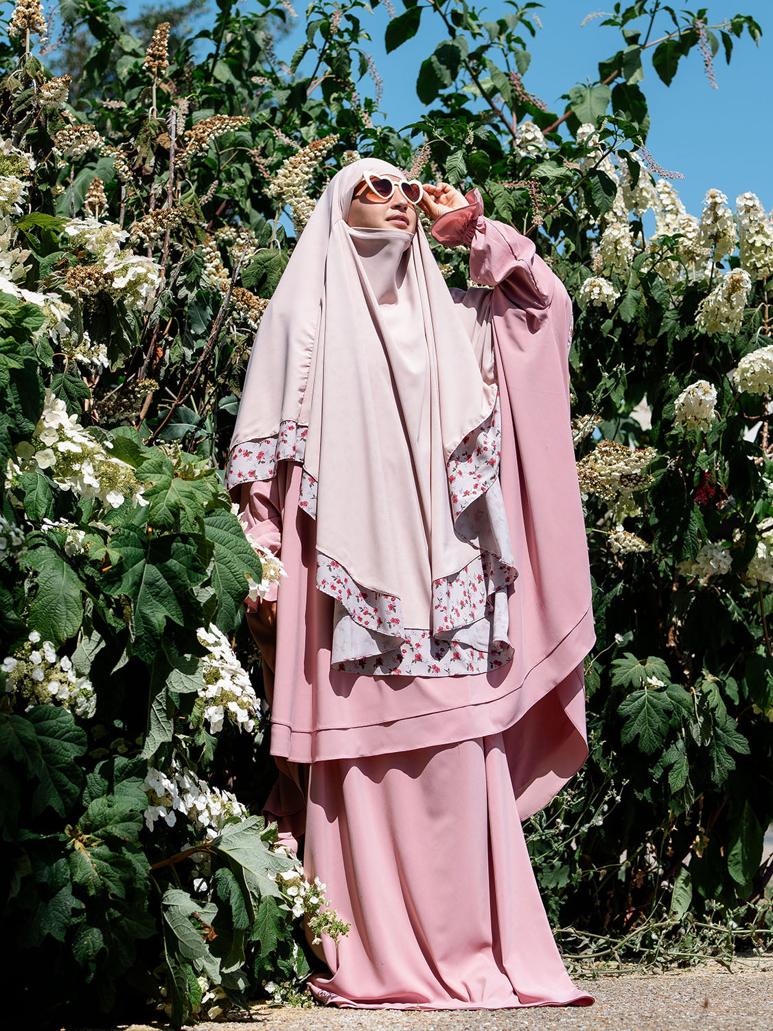 Princess Chiffon Khimar, Peony