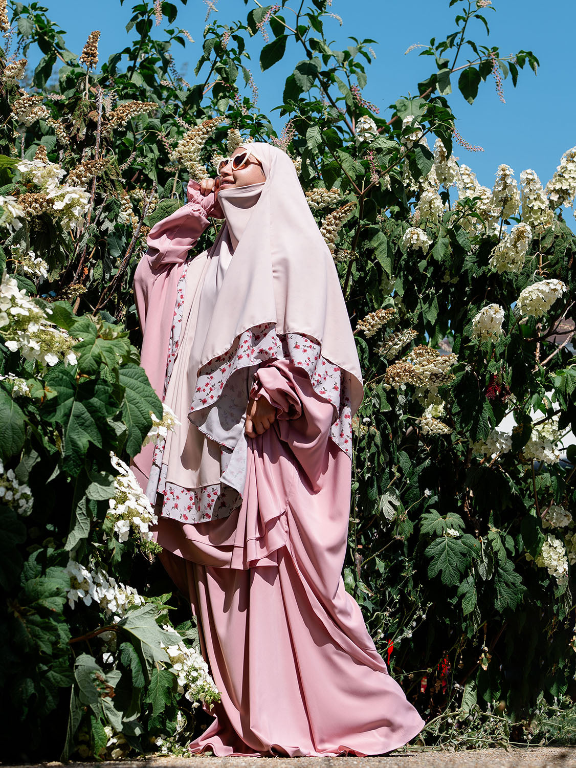 Princess Chiffon Khimar, Peony