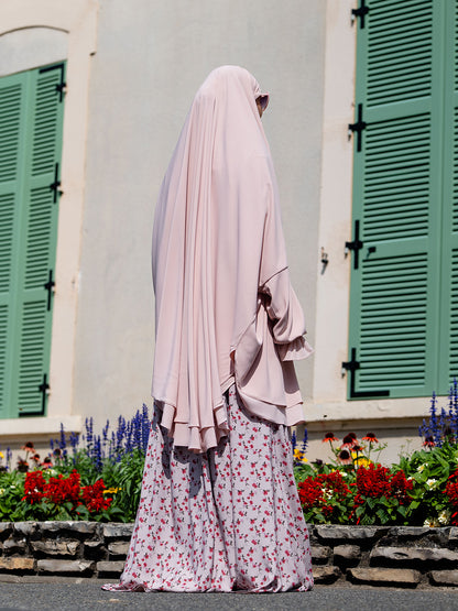 Empress Chiffon Jilbab, Peony