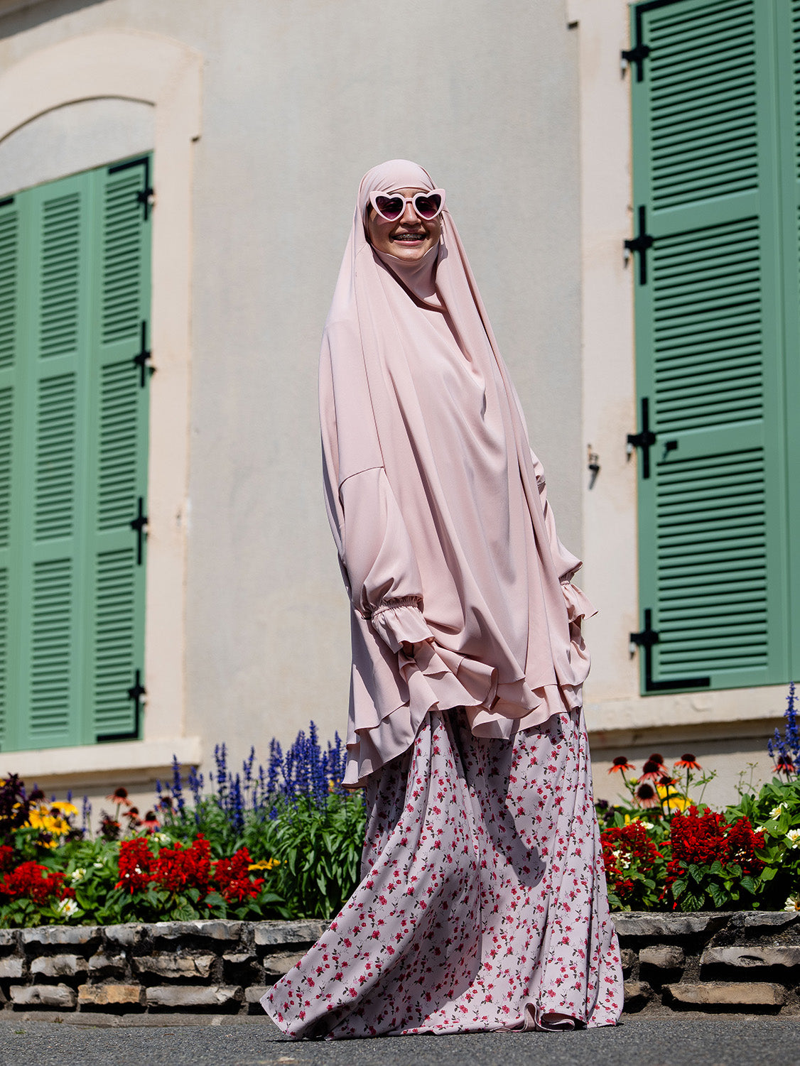 Empress Chiffon Jilbab, Peony