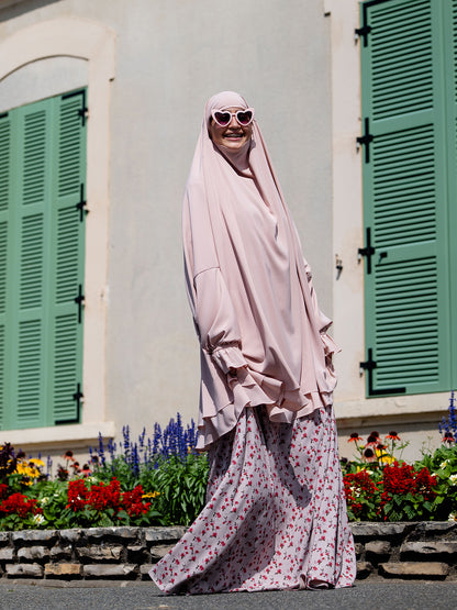Empress Chiffon Jilbab, Peony