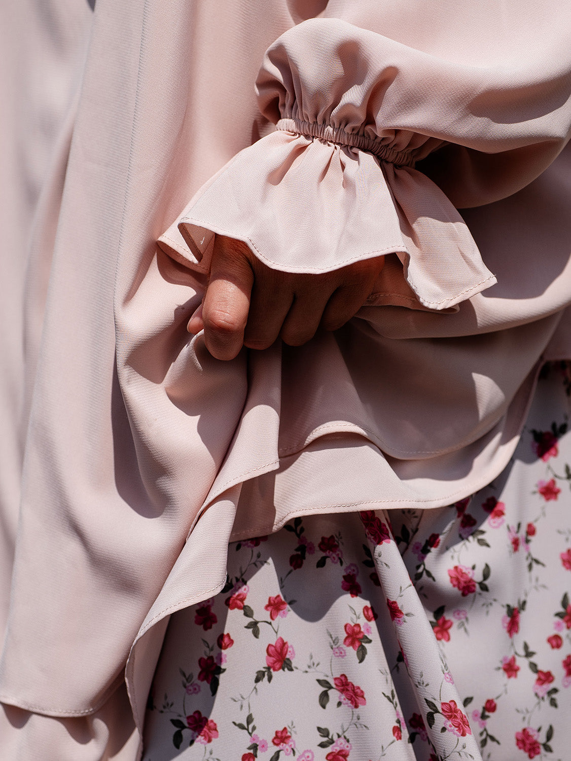 Empress Chiffon Jilbab, Peony