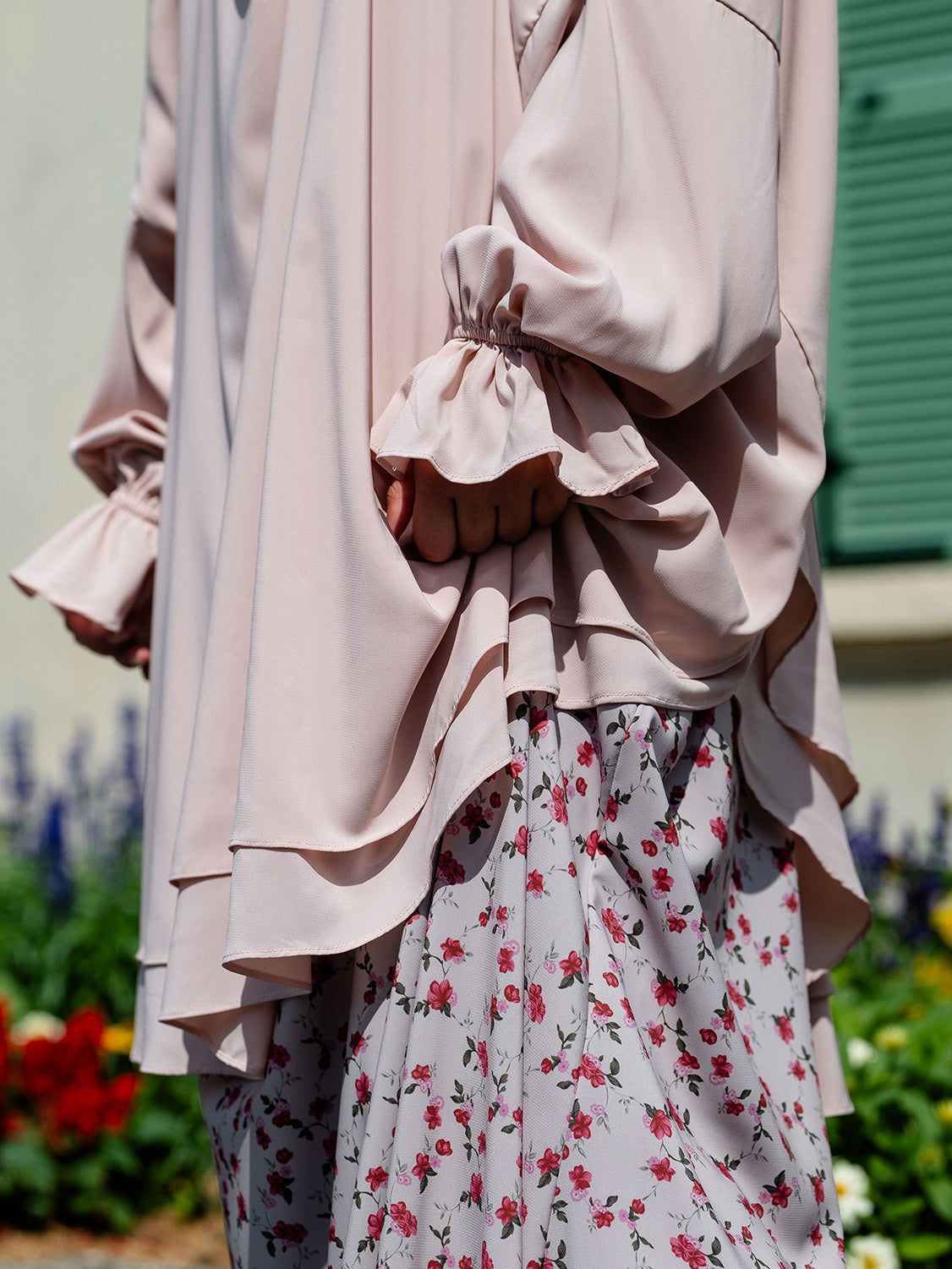 Empress Chiffon Jilbab, Peony