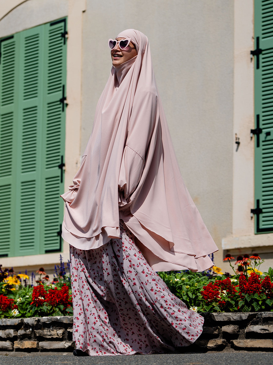Empress Chiffon Jilbab, Peony