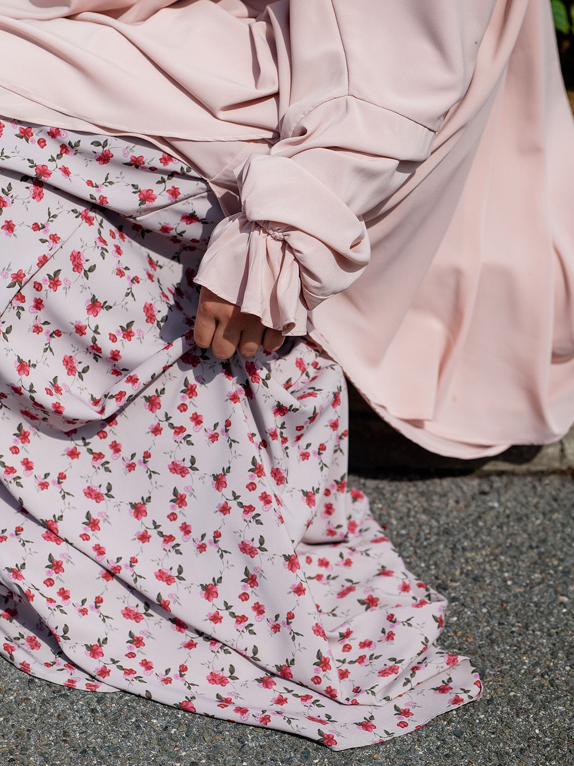 Empress Chiffon Jilbab, Peony