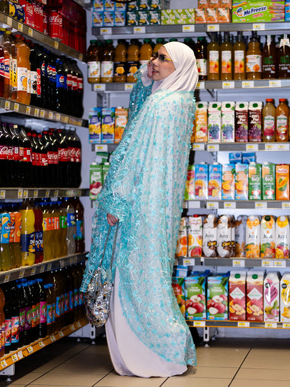 Duchess Midi Abaya Butterfly Clip