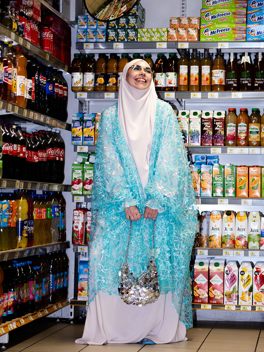 Duchess Midi Abaya Butterfly Clip