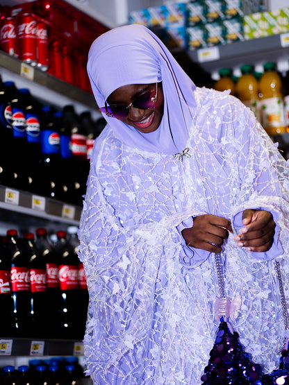 Duchess Midi Abaya Glitter