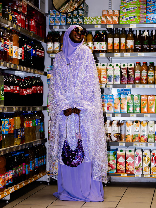 Duchess Midi Abaya Glitter