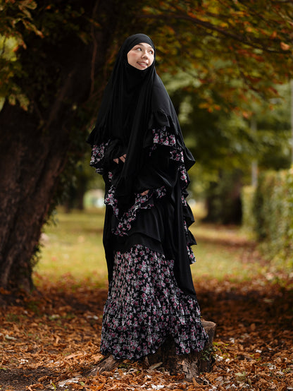 Butterfly Princess Chiffon Khimar, Last Bloom