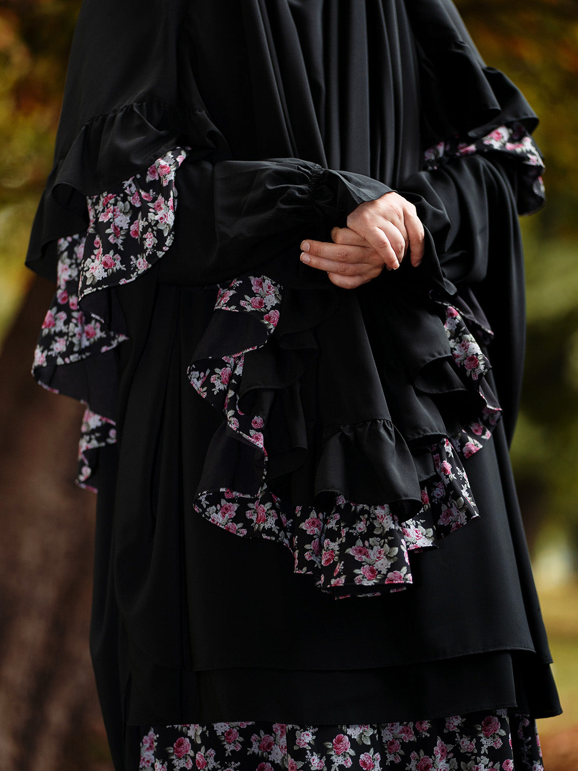 Butterfly Princess Chiffon Khimar, Last Bloom
