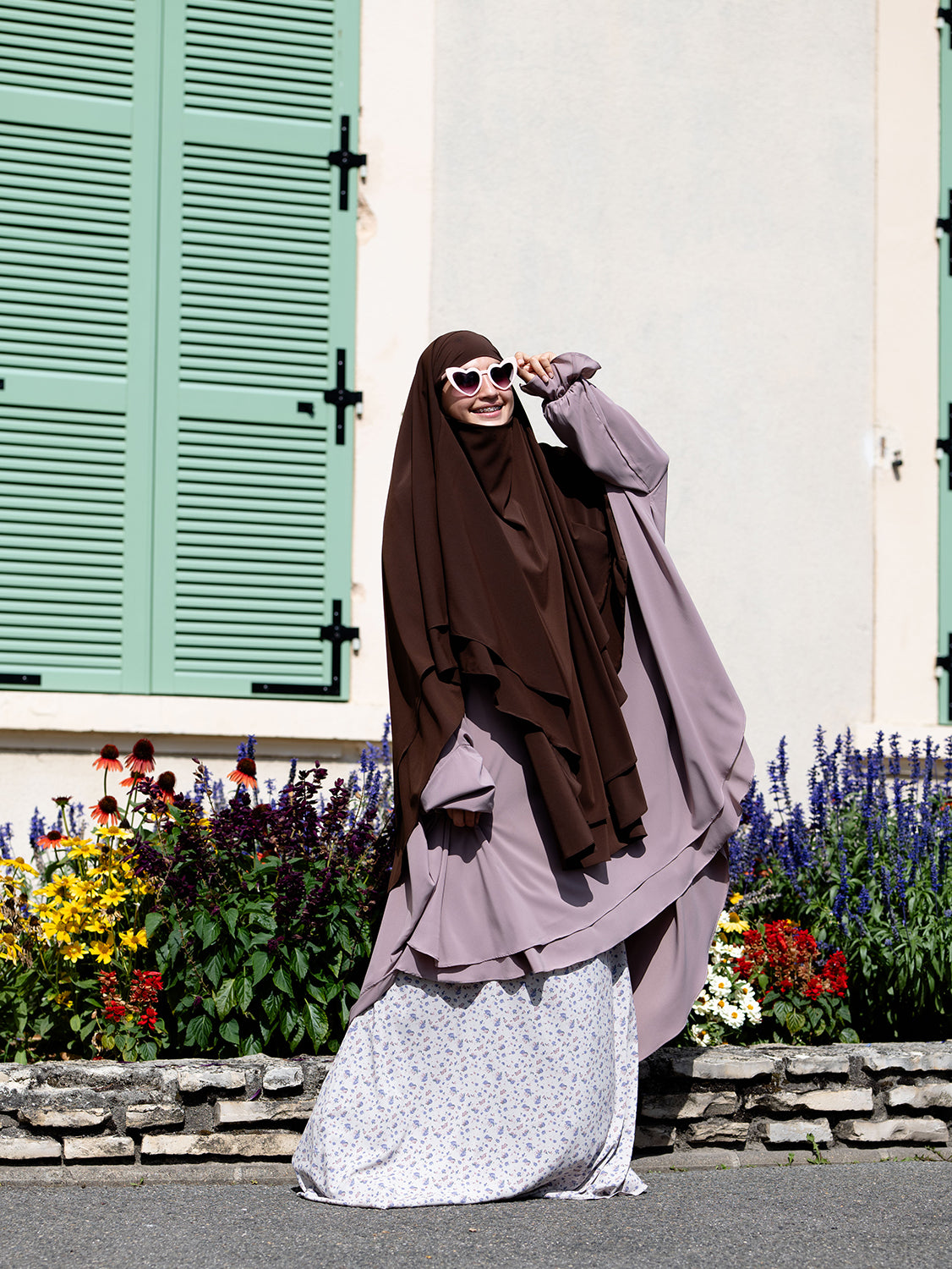 Princess Chiffon Khimar, Chocolate