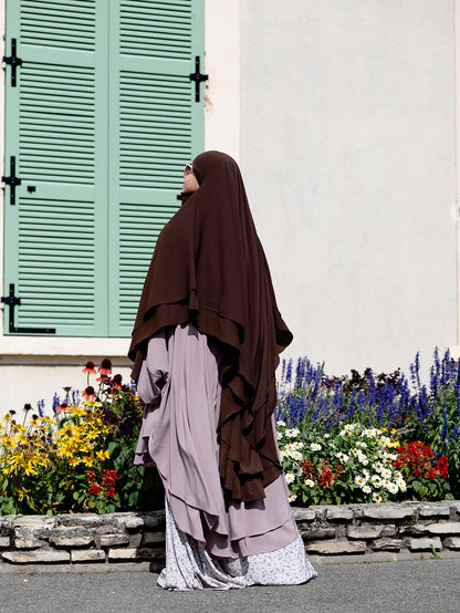 Princess Chiffon Khimar, Chocolate