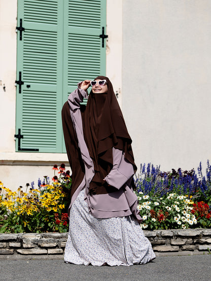 Princess Chiffon Khimar, Chocolate