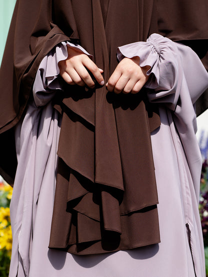 Princess Chiffon Khimar, Chocolate