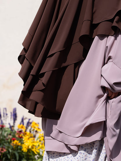 Princess Chiffon Khimar, Chocolate