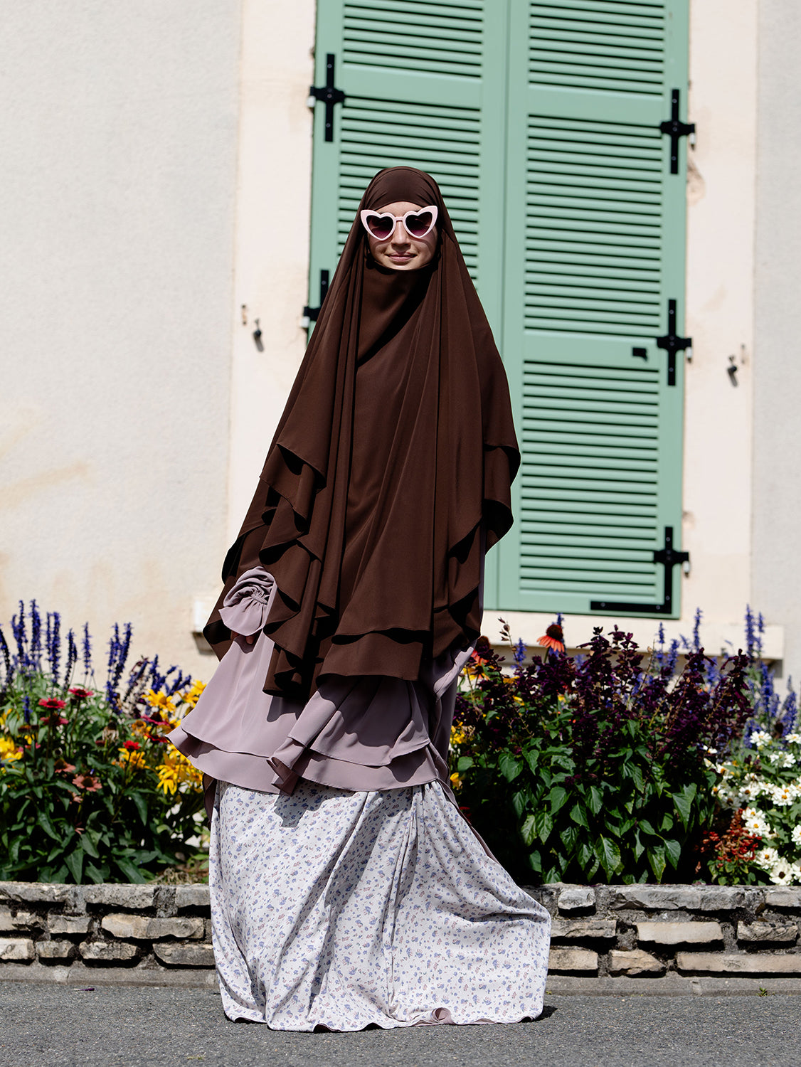 Princess Chiffon Khimar, Chocolate