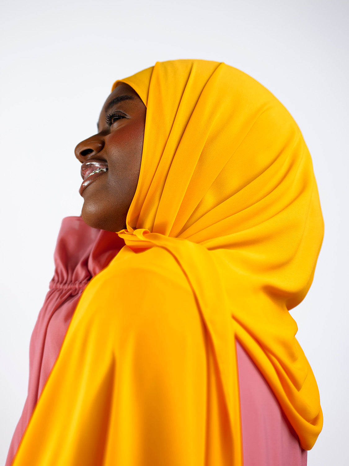 Flower Chiffon Hijab Tiger Lily