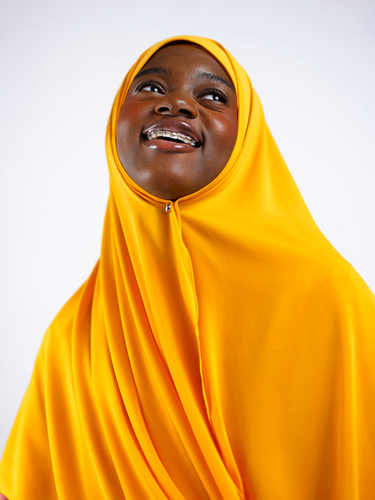 Flower Chiffon Hijab Tiger Lily