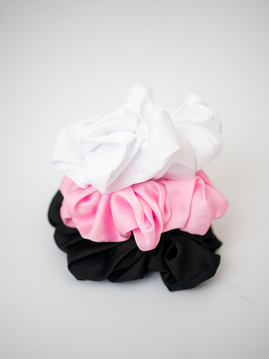 Satin Silk Scrunchies LUX Pack Medium