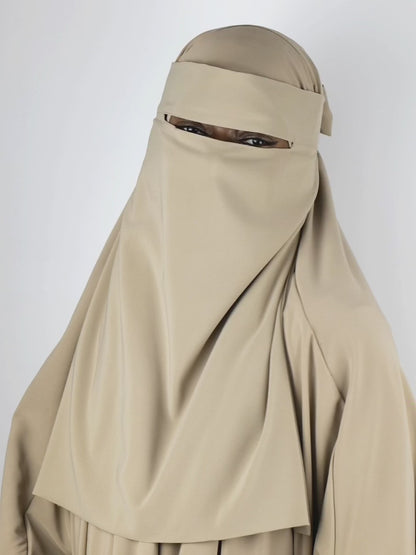 Crown Chiffon Niqab, Sand