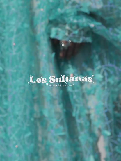 Duchess Midi Abaya Butterfly Clip