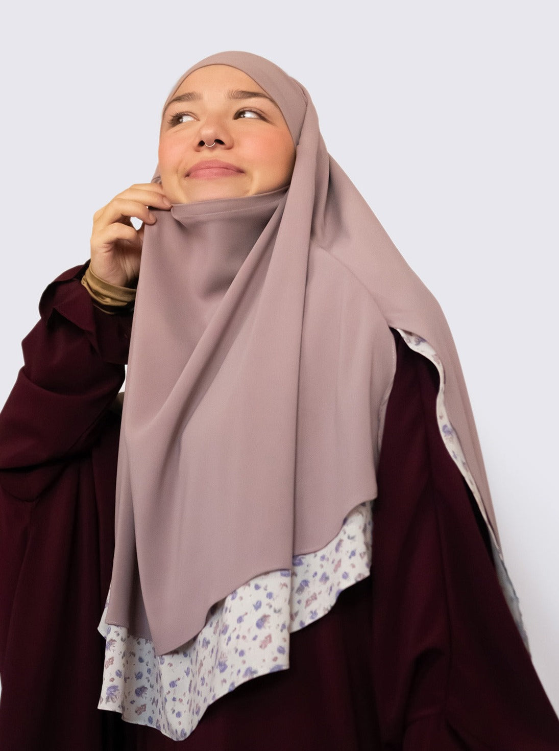 Lady Chiffon Khimar, Cute Girl
